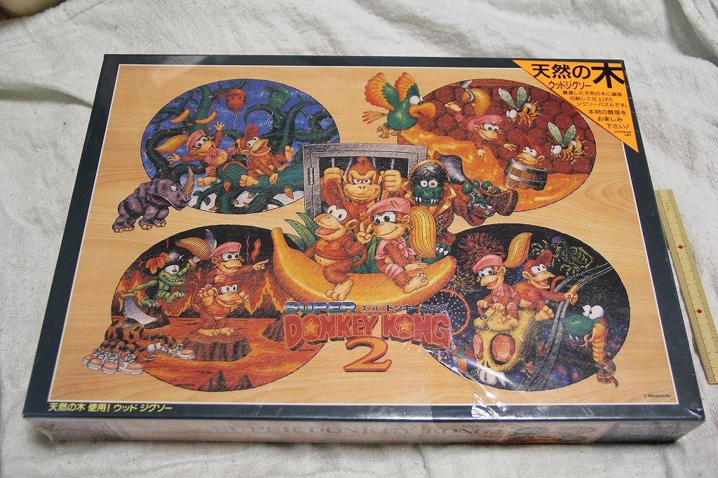 SUPER DONKEY KONG 2 ジグソーパズル 天然木製 1000ピース