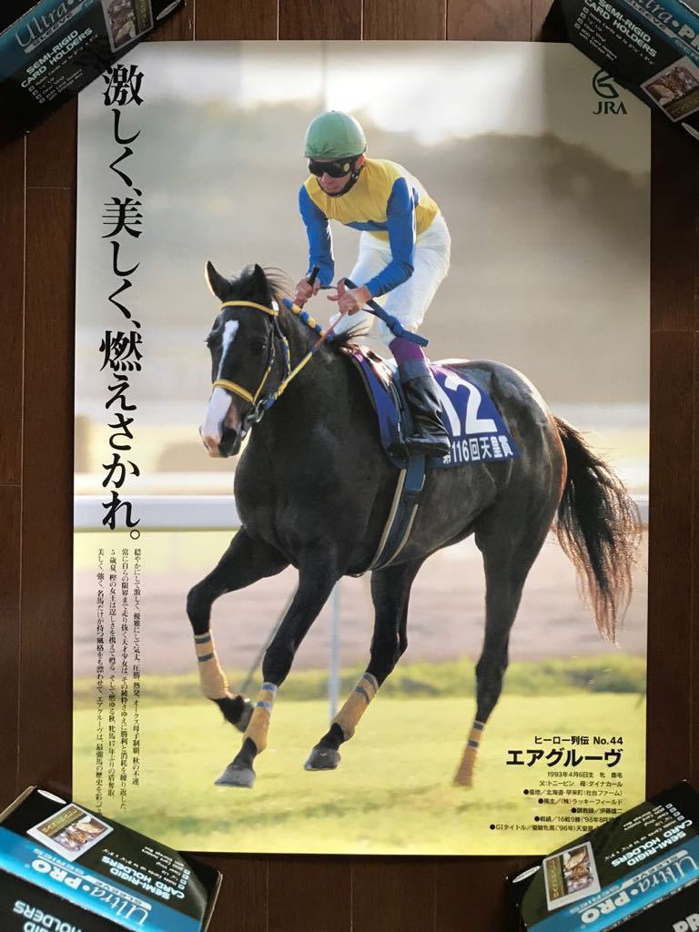 JRA ポスター ヒーロー列伝 44 エアグルーヴ B3サイズ 競馬【SK【S2
