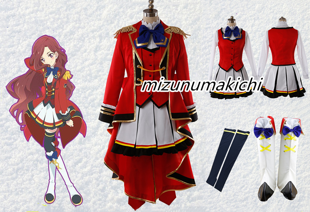 アイカツスターズ ！ マスコットチャーム+四ツ星学園 S4制服 幹部制服