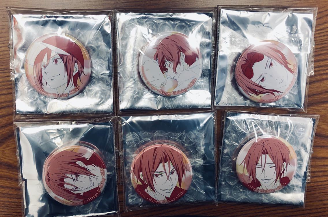 セール Free! 凛 バースデー 缶バッジ Hopeful Birthday 未使用】Free