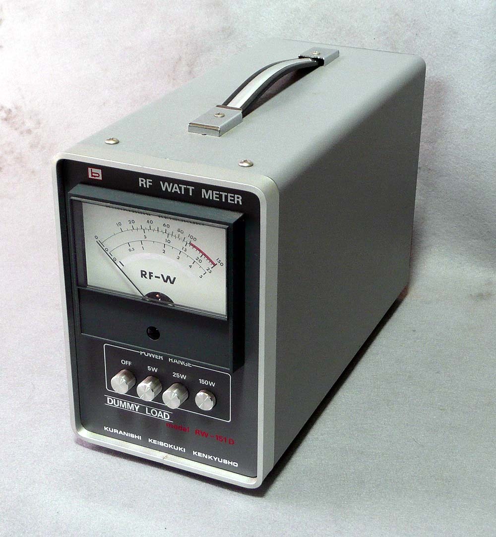 クラニシ RW-151D 終端型 電力計 ダミーロード 内蔵 パワー計