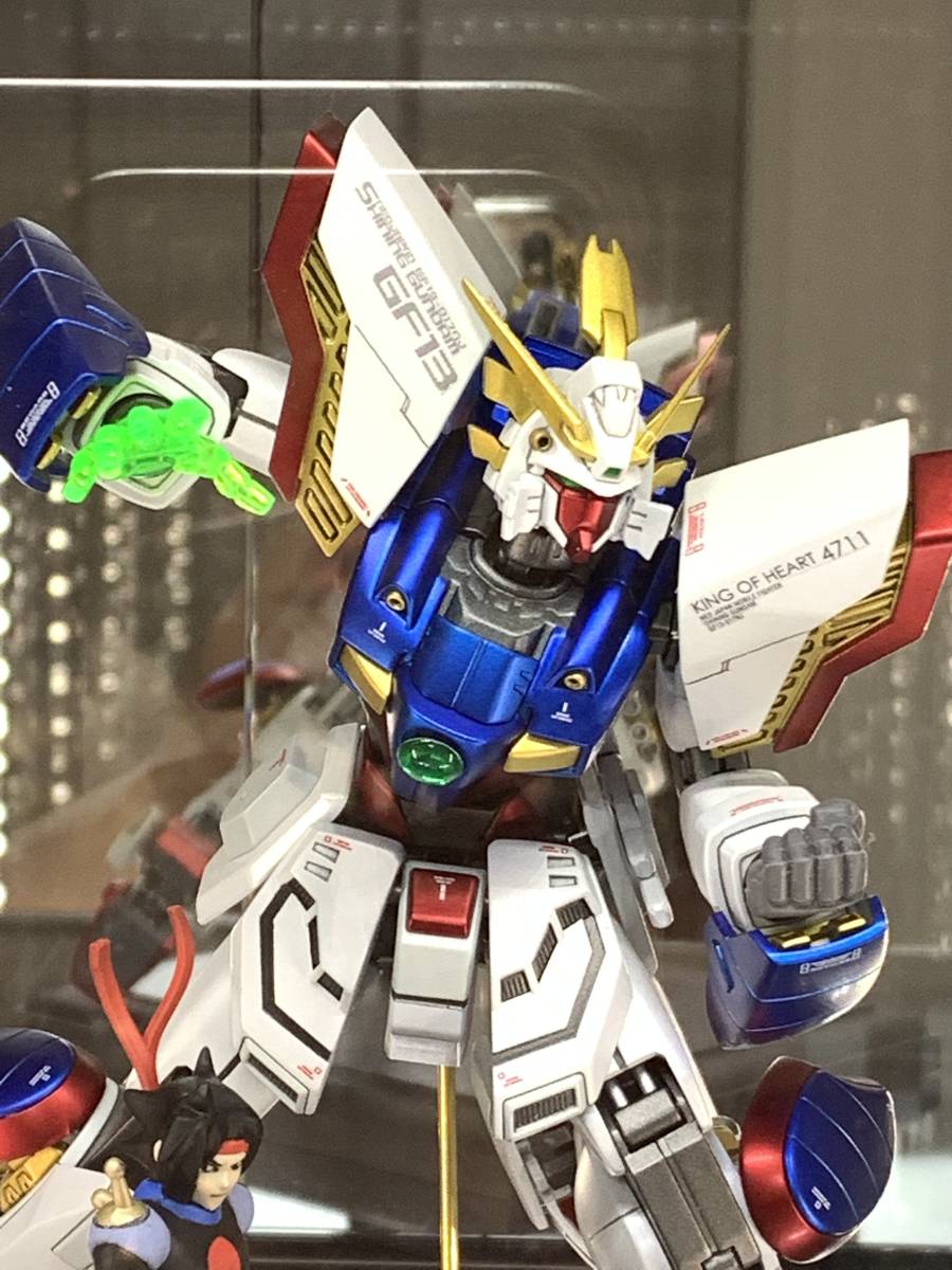 MGシャイニングガンダム塗装改修済完成品 MGシャイニングガンダム塗装