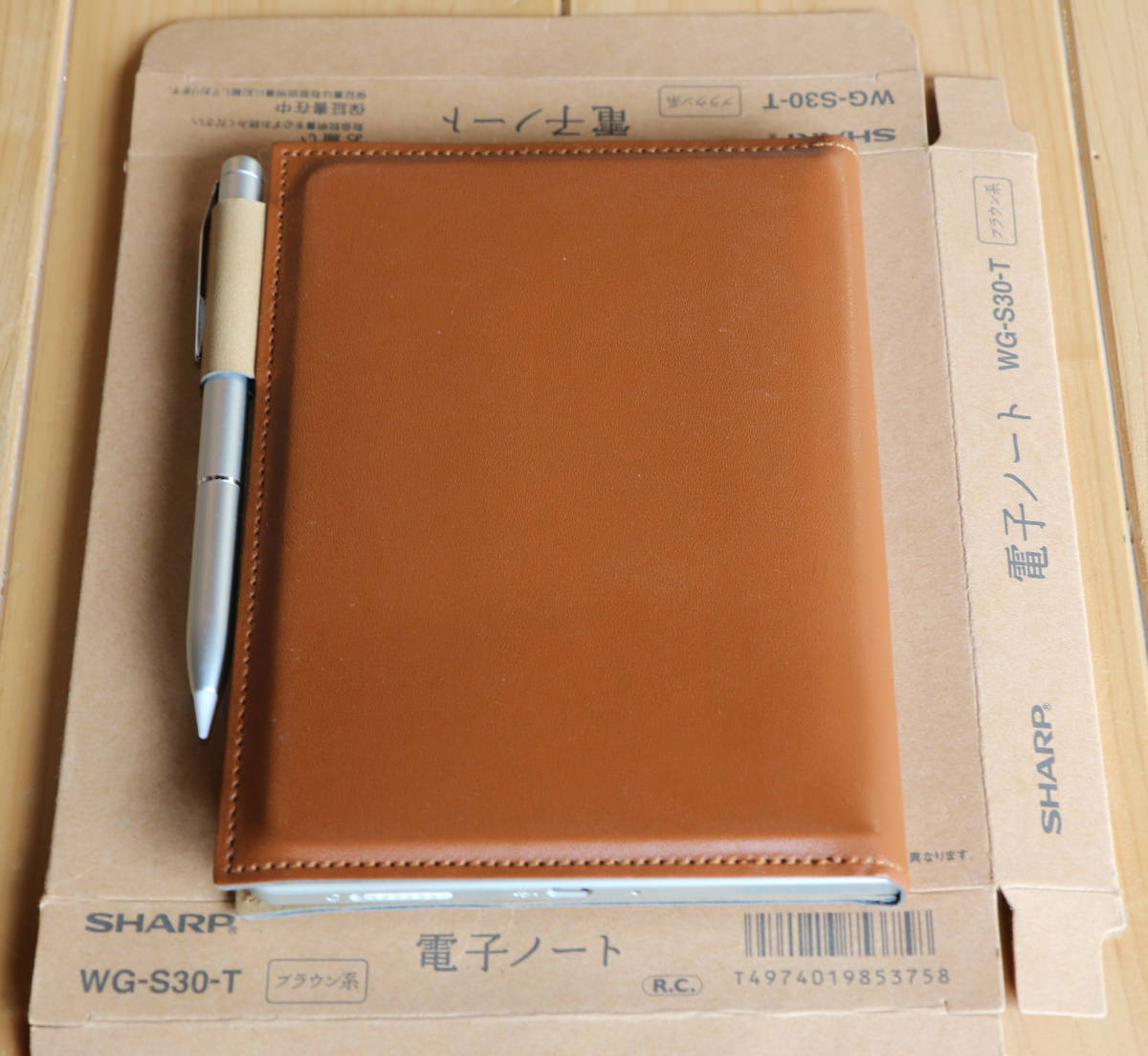 中古】シャープ 電子ノート ブラウン系 WG-S30-T 安く 買う