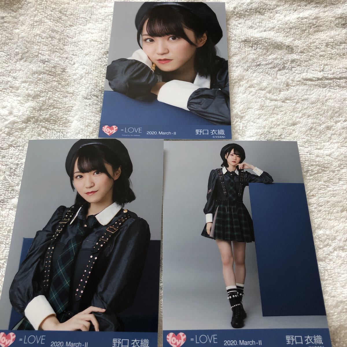 野口衣織 魔法少女衣装 7周年コンサート衣装② ヒキ 直筆 LOVE