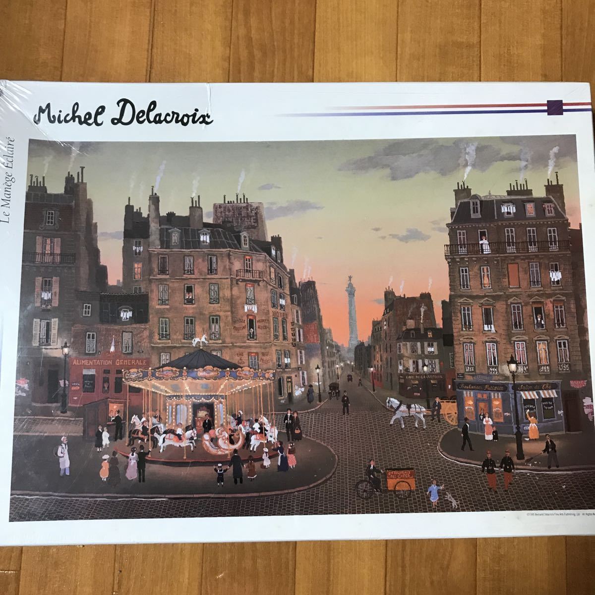 未開封】ミッシェルドラクロワ『雪降る街』ジグソーパズル2014ピース