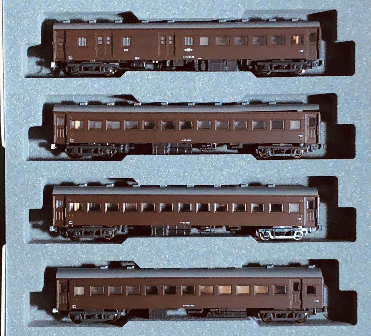 KATO 10-1370 オハ61系 客車 4両セット ブラウン Nゲージ 公式]鉄道