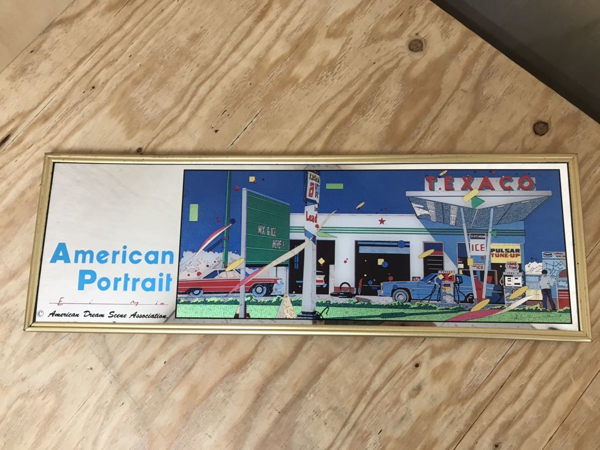 鈴木英人 American Portrait アメ車 パブミラー 壁掛け 看板