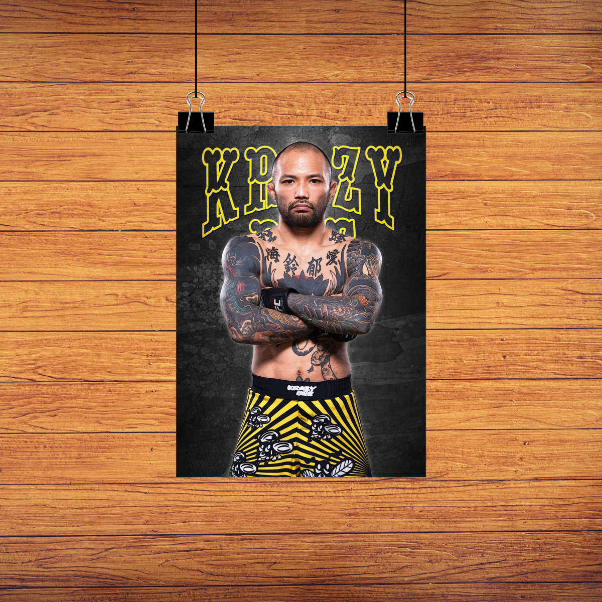 山本“KID”徳郁 ポスター グッズ クレイジービー KRAZYBEE Amazon.co.jp