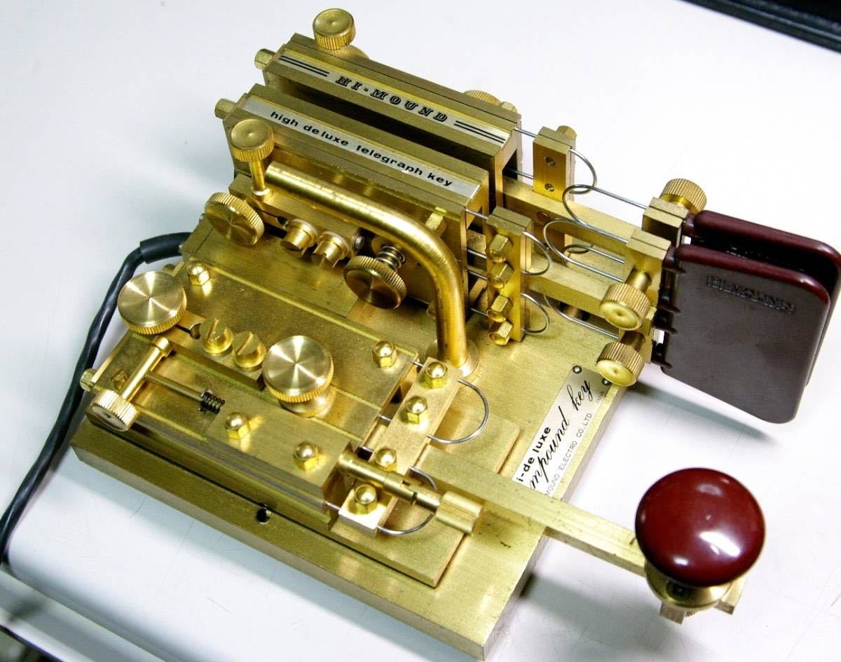 HI-MOUND ハイモンド複式電鍵 MK-701 テレグラフキー 希少 ハイモンド