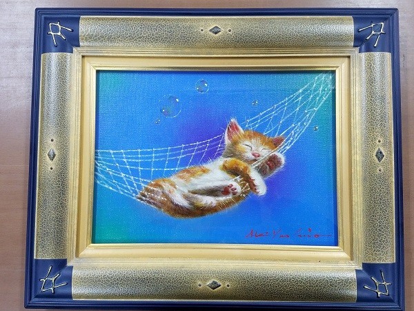 八代亜紀 真作油彩画S3号 八代亜紀 真作油彩画S3 ひ