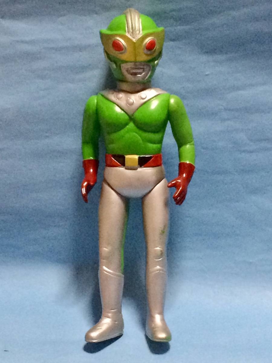 サンダーマスク ソフビ 無版権 パチもの サンダーマスク ソフビ