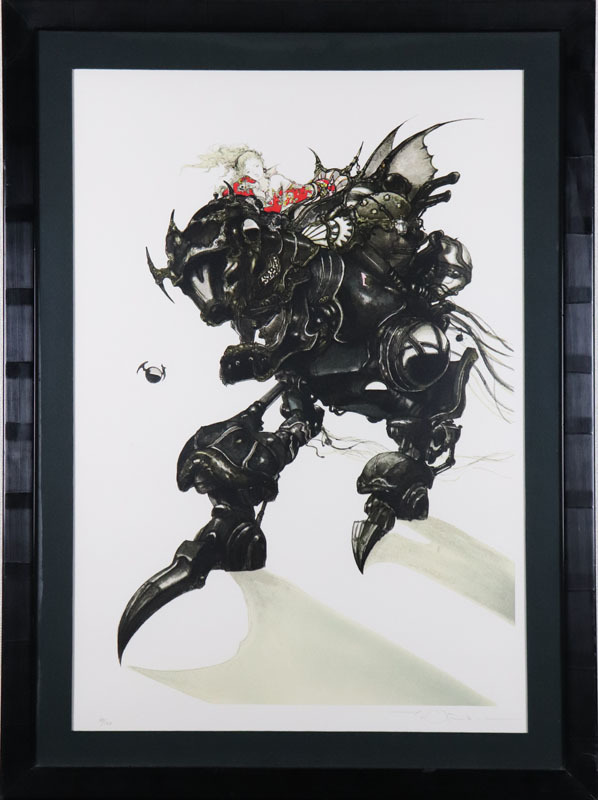 天野喜孝 FF6 「街」ジクレ 完全オーダー 版画 ティナ 魔導アーマー