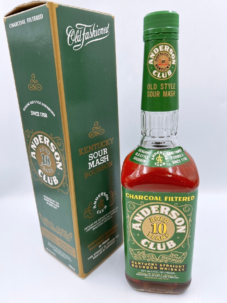 ANDERSONクラブ 15年 750ml アメリカンウイスキー 古酒 ☆アンダーソン