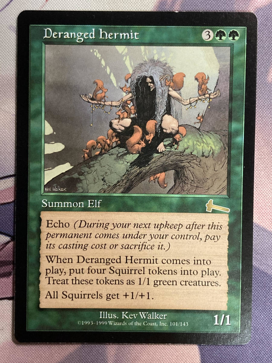 FOIL] 錯乱した隠遁者/Deranged Hermit 日本語 ULG MTG Hermit Foil