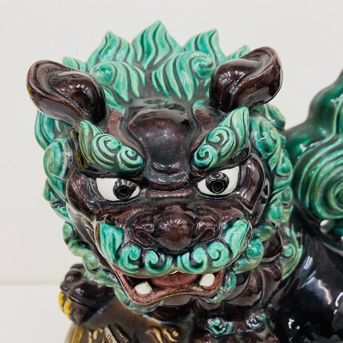 k553 九谷 香炉 三つ足 九谷焼 シーサー 【公式通販】