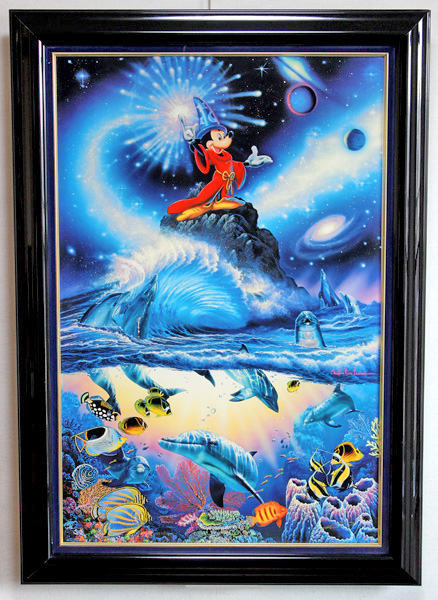 楽天市場】ラッセン ディズニー アートポスター「ミッキーマウス