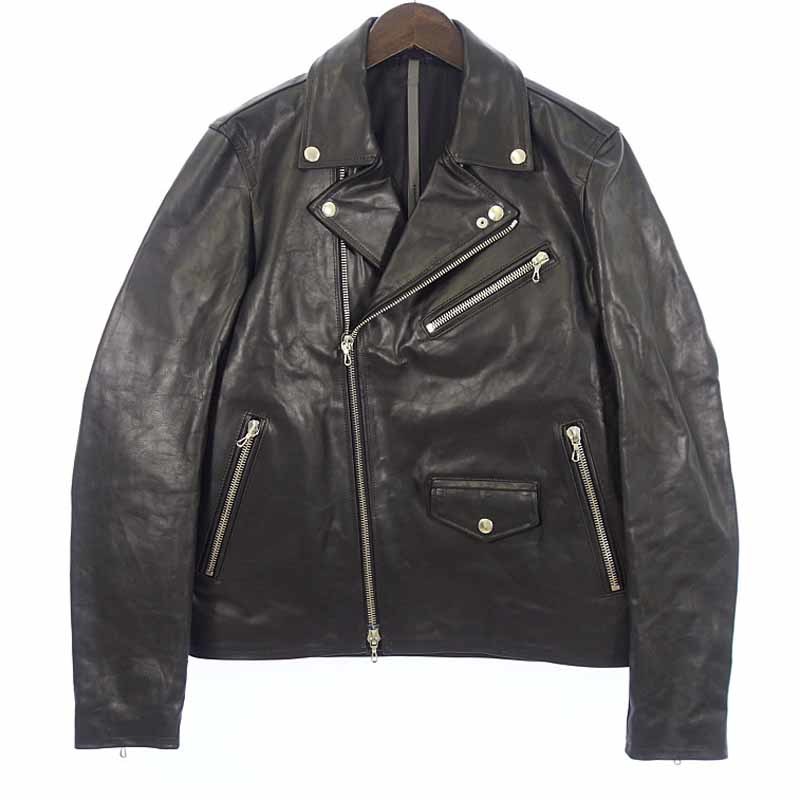 激レア✨️カズユキクマガイ 鹿革 シングル ライダース レザー