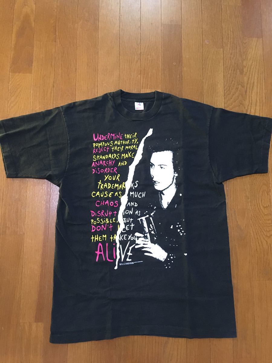セックス ピストルズSid Vicious Tシャツ ジョニーデップ着用モデルM