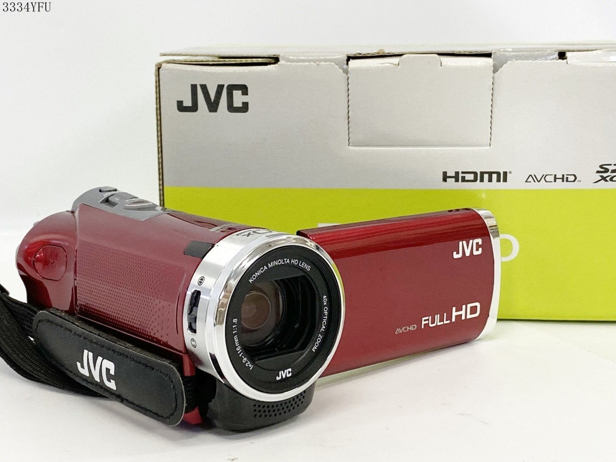 JVC GZ-HM99 ビデオカメラ バッテリー2個付き、別売りケース付き