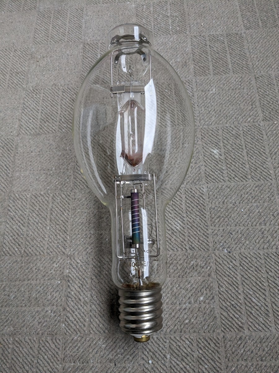 透明水銀灯 水銀ランプ岩崎電気H400です、未使用保管品です。 未使用