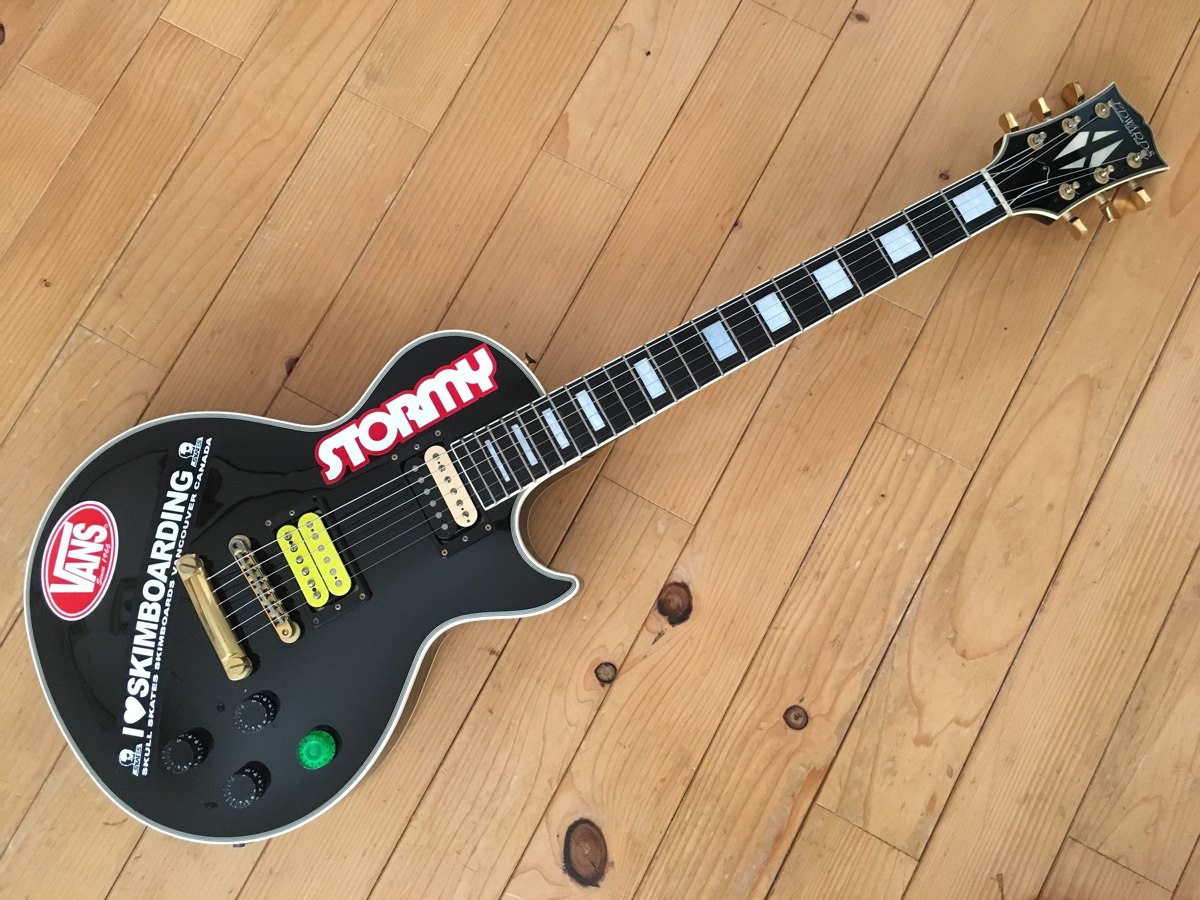 レスポール 横山健 Edwards レスポール エレキギター 青 Hi-STANDARD