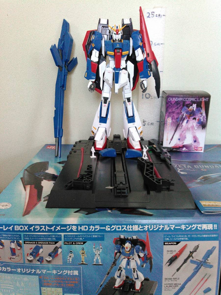 MG ゼータガンダムVer.2.0 素組み完成品ジャンク 中古MG 1⁄100