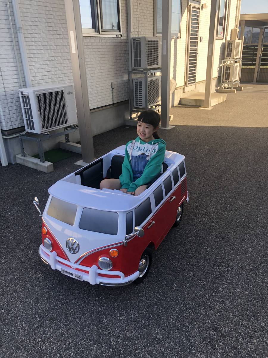 ワーゲンバス 電動乗用ラジコン 子ども2人乗り