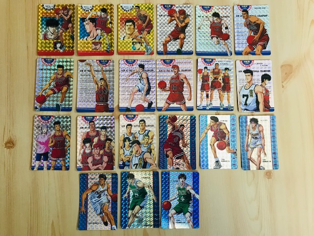 SLAMDUNK スラムダンク ラミネートカード ラミカード 3種30枚 当時物
