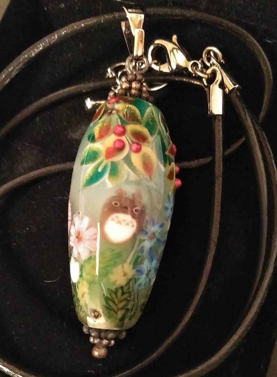 となりのトトロ とんぼ玉ネックレス 希少 レア 完売 三鷹の森ジブリ