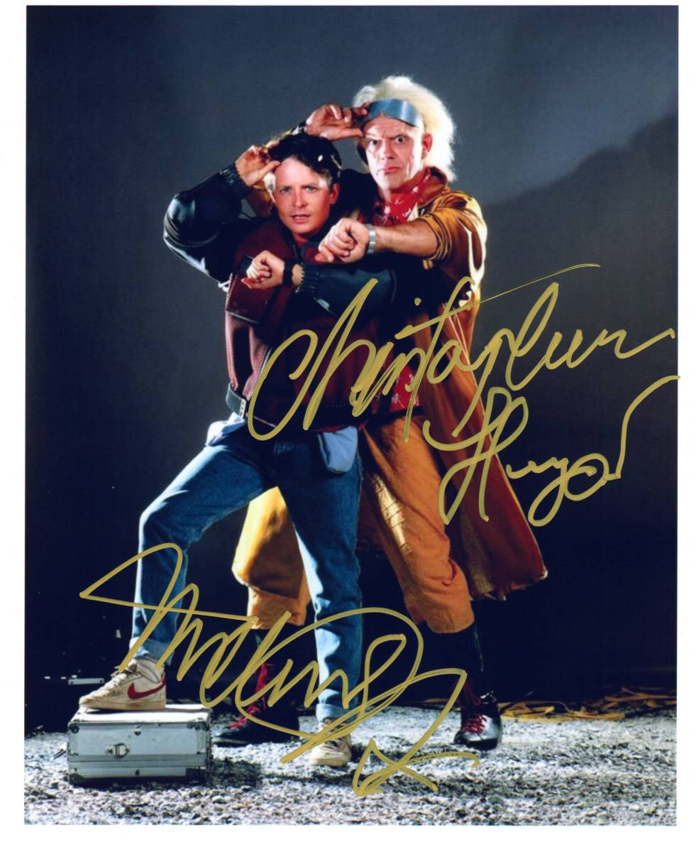 ◇直筆サイン◇ マイケル・J・フォックス ◇ バック・トゥ・ザ