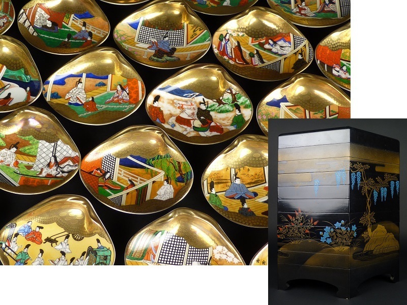 フランクリン画廊 貝桶 源氏物語 徳川美術館 貝合わせ 都屋】70