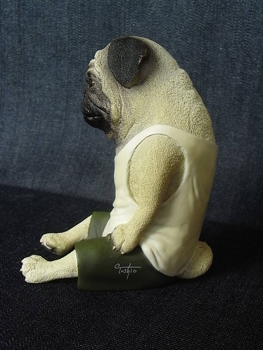 朝隈俊男 コレクション 犬の留守番 PART-2 パグ フィギュア 朝隈俊男