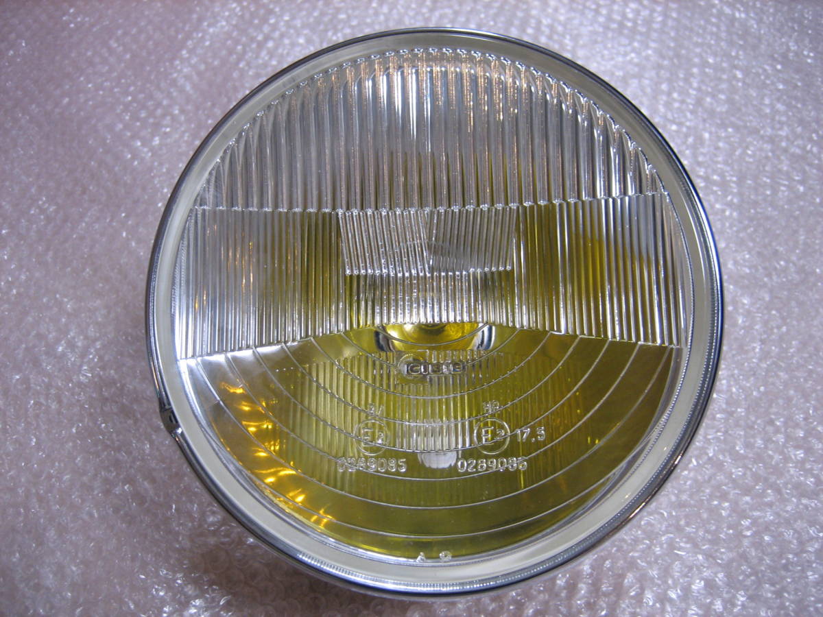 当時物IPF凹みイエローレンズ付ヘッドライトASSY/シビエマーシャル