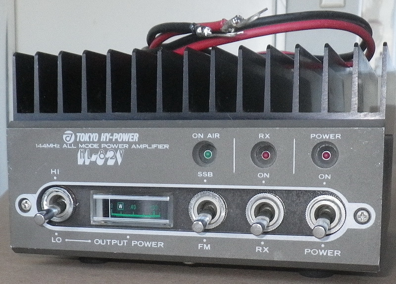 □東京ハイパワー HL-721DX 144/430MHzリニアアンプ 5Wハンディ機が18Wに
