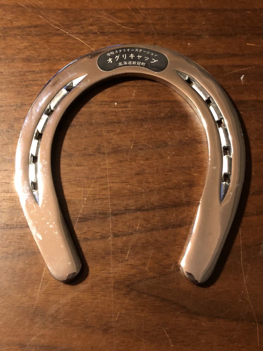 馬蹄鉄 オグリキャップ 記念 優駿スタリオンステーション 北海道新冠町】