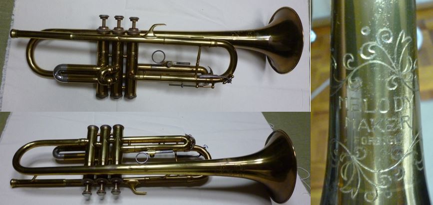 年代物 Melody Maker Foreign トランペット