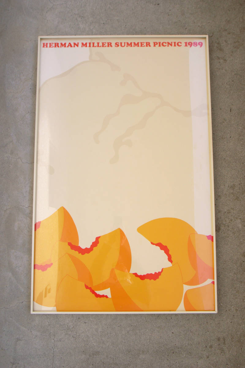 ハーマンミラー ポスター 額装品 サマーピクニック ハーマンミラー