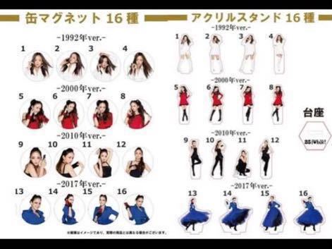 安室奈美恵 ドコモ タワレコ限定 アクリルスタンド 16種 コンプリート