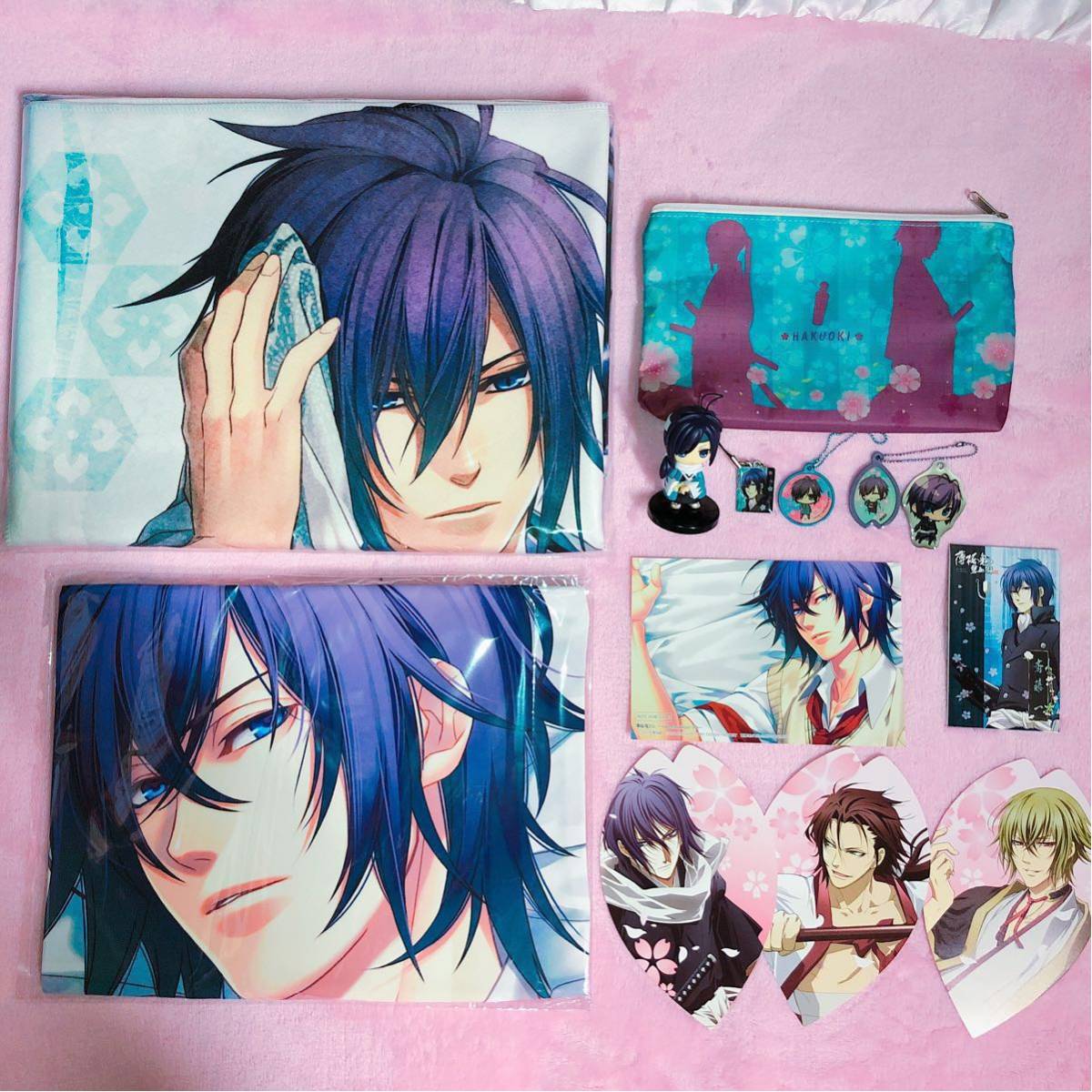 薄桜鬼 斎藤一 湯上がり ビッグマイクロファイバータオル 薄桜鬼 電撃