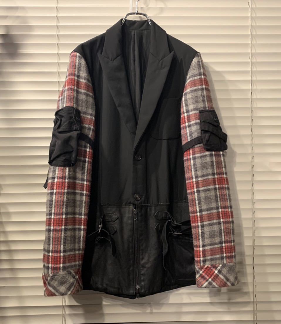 ナンバーナイン 05AW ハイストリート期 ネルシャツ サイズ2