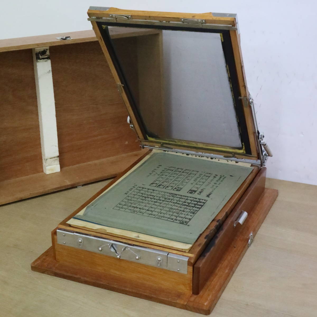 レトロ謄写版、ガリ版、印刷機