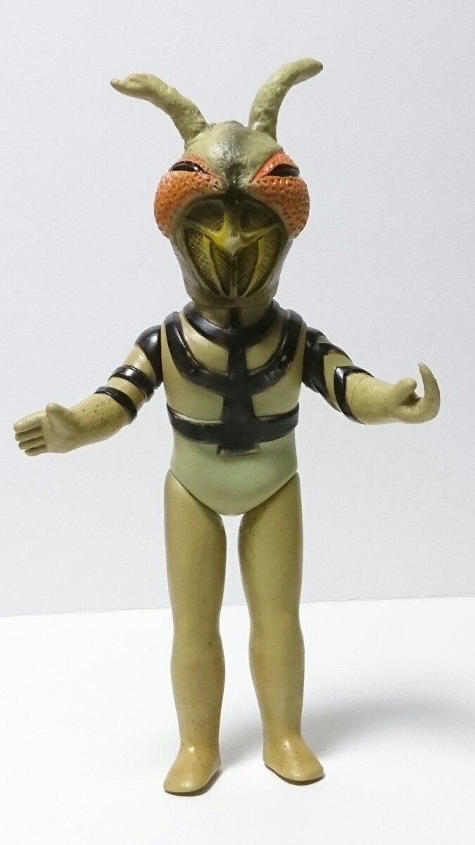 旧バンダイ製 カニバブラー 珍色 ソフビ フィギュア 怪人 当時物