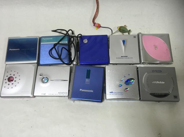 MDmdビクターウォークマン(動作品) N112005K SONY SHARP Panasonic