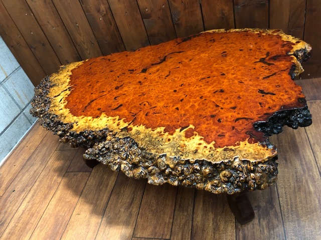 花梨敷板花梨 葡萄杢 玉杢瘤杢 花台 天然木 置台 敷台