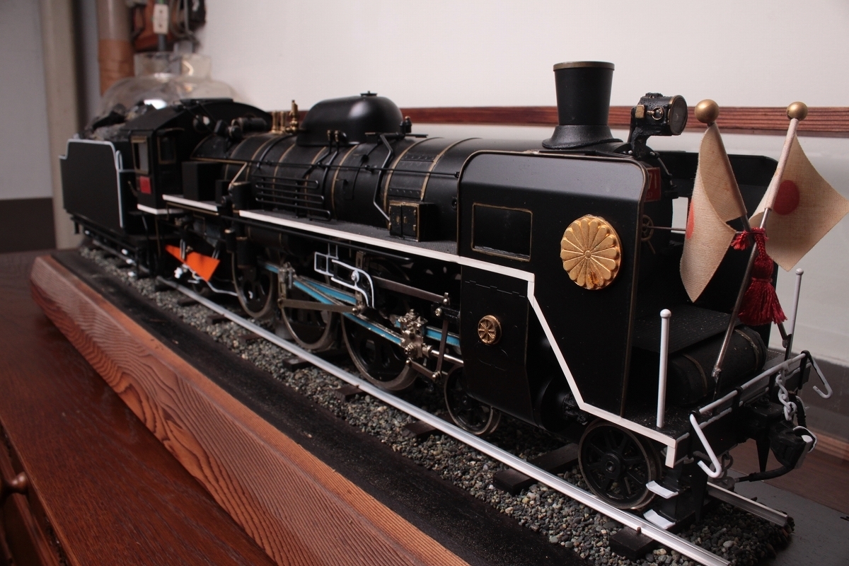 超レア 鉄道模型 C571✨光る✨汽笛鳴る SL貴婦人 蒸気機関車 汽車 国鉄