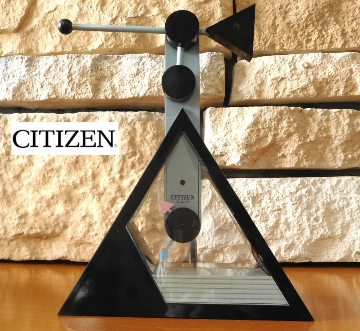 80´s シチズン Citizen テーブルクロック ポストモダン 置き時計
