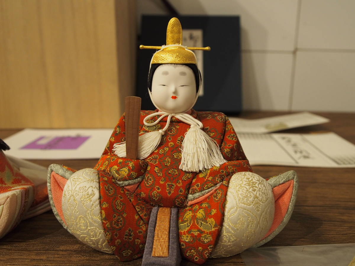 東玉工房 鈴木賢一 木目込人形 平安童 来福童子