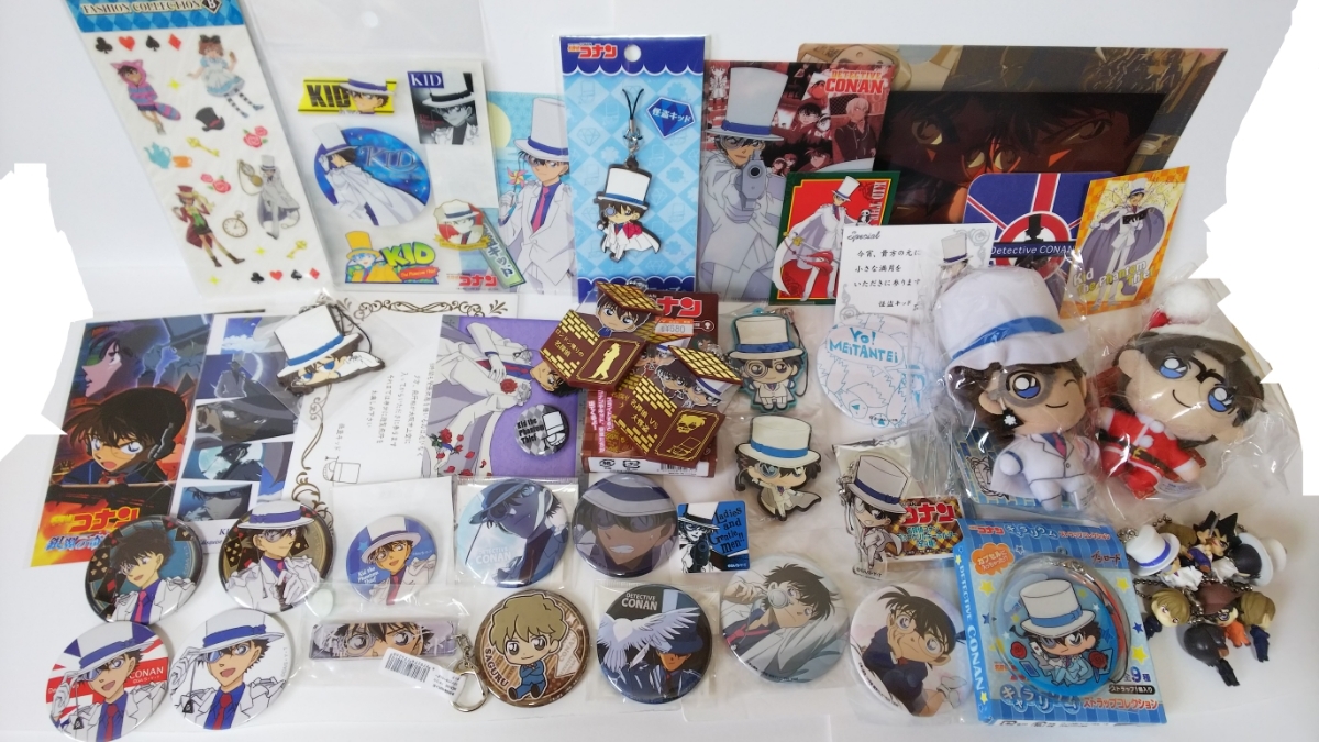 レア 名探偵コナン 怪盗キッド 黒羽快斗 缶バッジ コレクション まじっ