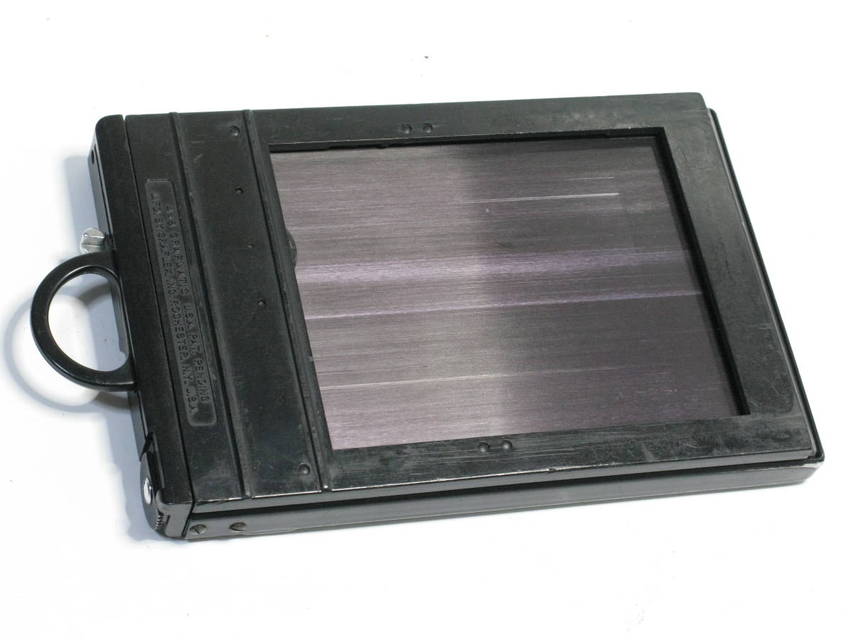 4×5判グラフマチックフィルムホルダー（6枚連写）／クイック