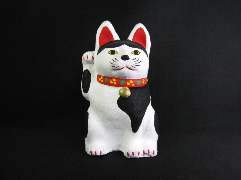 まり猫小三河旭土人形高山八郎作郷土玩具 まり猫 小 三河